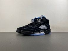 12版 A*ir J*ordan 5 Retro 2026 'Black University Blue' DD0587-008