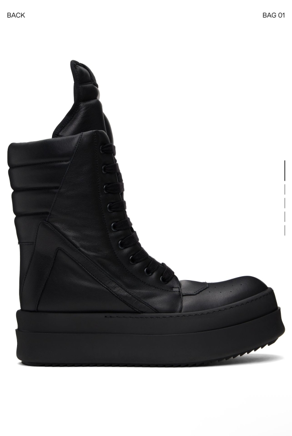 Men Women R*ick O*wens Top Sneaker