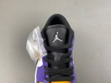 A*ir J*ordan 1 Low 'Lakers* IQ9389-547 '