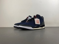 A*ir J*ordan 3 x L*evi's® Indigo and Gym Red  IH7959-400