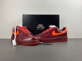 N*ike A*ir F*orce 1 Low 'Patent Leather Dark Team Red' IO4489-601