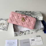 D*ior Wallets Top Quality  19*10.5*2.5CM