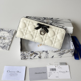 D*ior Wallets Top Quality  19*10.5*2.5CM