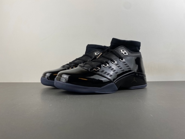 A*ir J*ordan 17  Low “Black Patent” IV7640-001