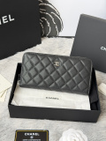 C*hanel Wallets Top Quality  10.4*19.4*2cm