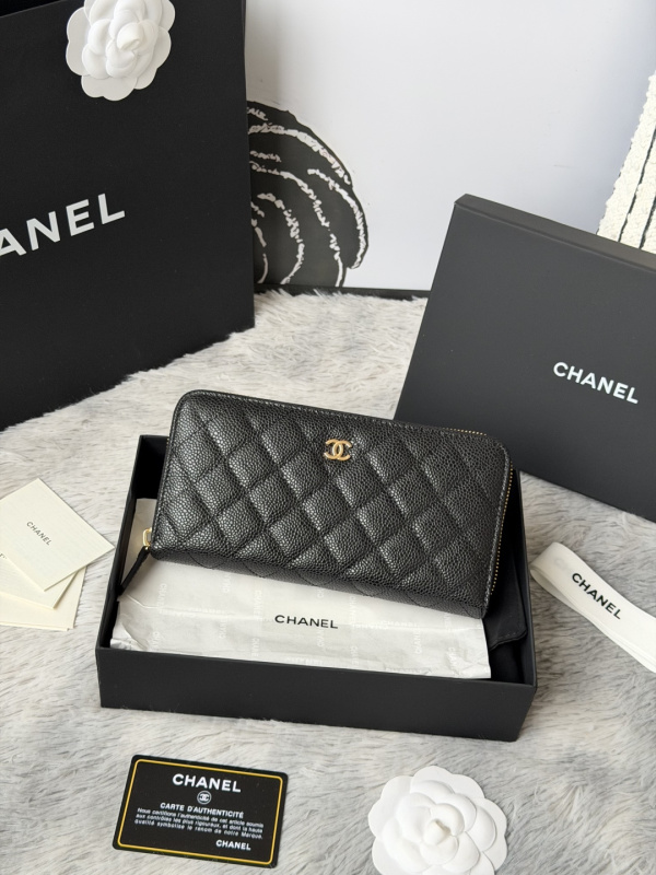 C*hanel Wallets Top Quality  10.4*19.4*2cm