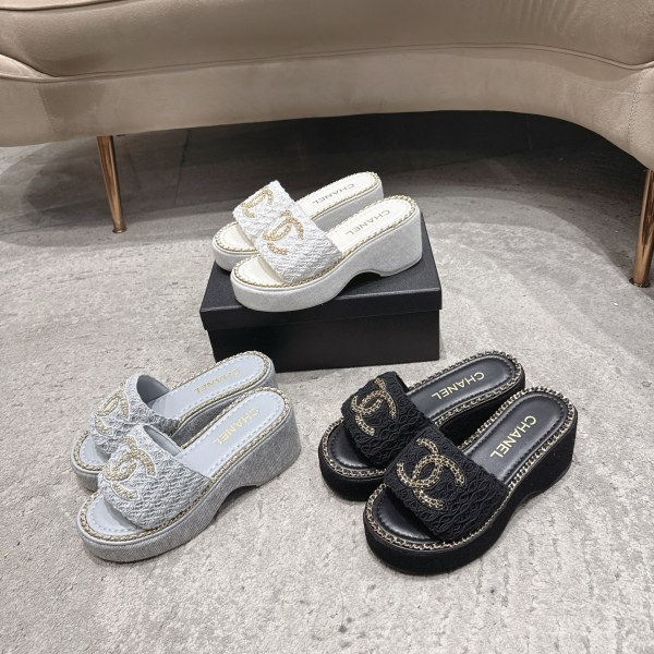 Women  C*hanel  Top Sandals