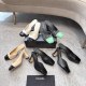 Women  C*hanel  Top Sandals 9.5CM