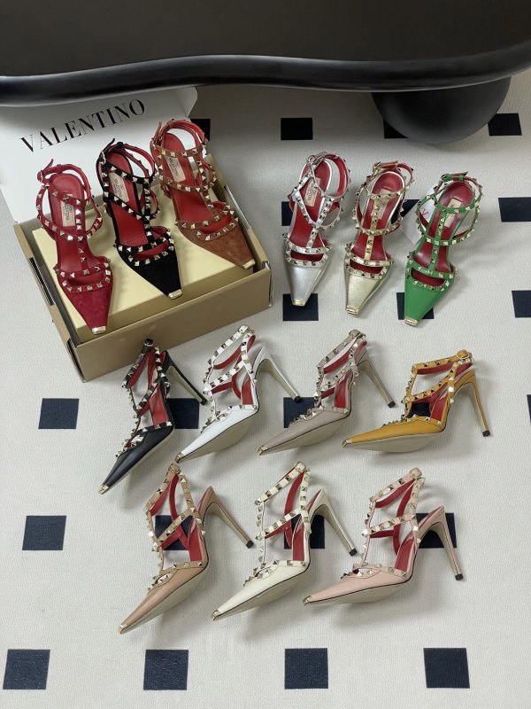 Women V*alentino Top Quality Sandals 10CM
