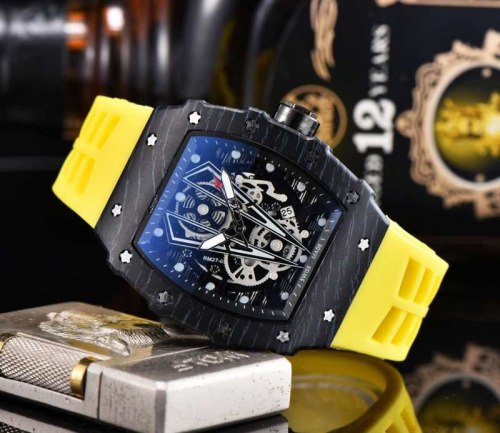 Luxury Richard Wristwacth Top Brand RM 1: 1 Same Quartz Mechanical Watchs Men's 2020 Watches Relogio Masculino Water Resistant