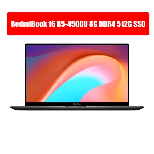 Xiaomi Mi RedmiBook 16 Laptop 16.1inch AMD Ryzen 4500U 4700U 8G/16G DDR4 512GB SSD Windows 10 Ultrathin 100% sRGB FHD Notebook