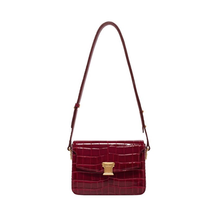 LA FESTIN Designer Bags 2020 new fashion one-shoulder messenger leather handbags retro underarm tofu bag