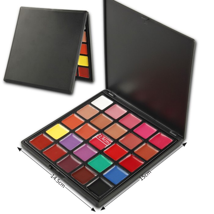DIY Matte Lipstick Palette Multishade lip palette Beauty Makeup 25 Colors Lipgloss Private Label Halloween Face Paint Oil
