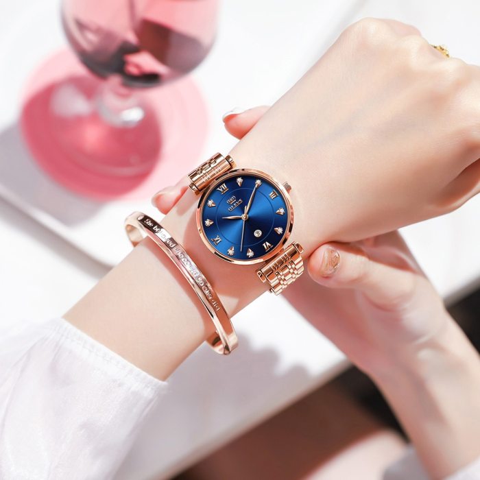 Luxury Crystal Women Bracelet Watches Top Brand Fashion Diamond Ladies Quartz Watch Steel Female Wristwatch Montre Femme Relogio