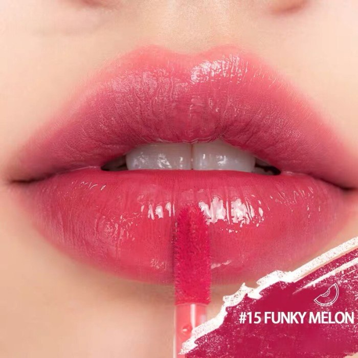 New Arrival Lip Gloss Mirror Surface Lip Tint  Long-lasting and Waterproof Liquid Lipstick Nude and Natural Lip Gloss