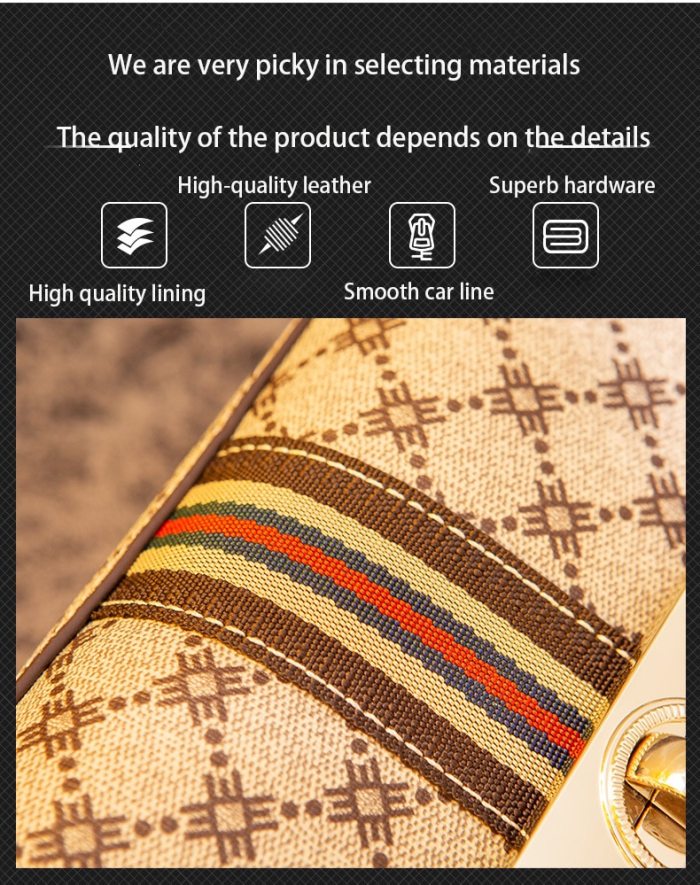 2021 Explosive French Luxury Niche Fashion Women's Bag All-match Crossbody Portable Crossbody Bag Genuine Leather Women Bag