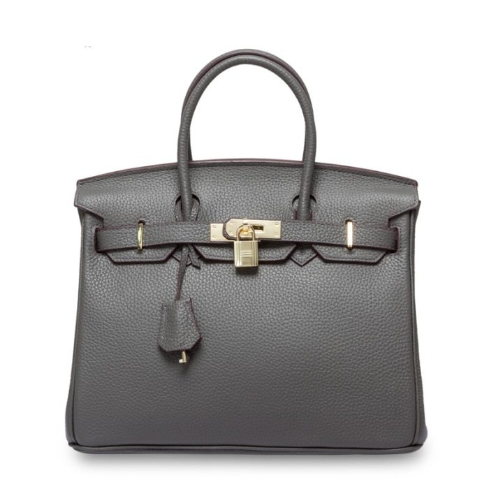 2020 new 100% Genuine leather handbag Luxury design First layer cowhide Stylish pebbled platinum bag Ladies handbag shoulder bag