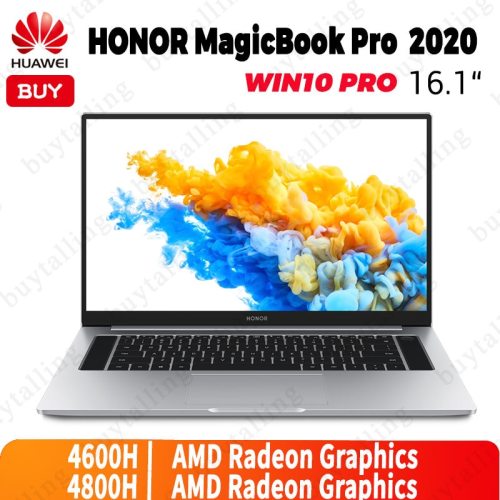Original HUAWEI HONOR Magicbook Pro 2020 Laptop 16.1 inch 7nm Process AMD Ryzen r5-4600H/r7-4800H Windows 10 Pro English
