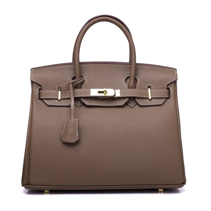 2020 new 100% Genuine leather handbag Luxury design First layer cowhide Stylish pebbled platinum bag Ladies handbag shoulder bag