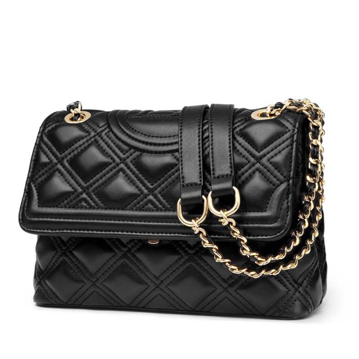 LAORENTOU Women's Commute Casual Shoulder Messenger Bag Plaid Luxury Flap Cross-body Bag Lady Large Capacity Famale Handbags