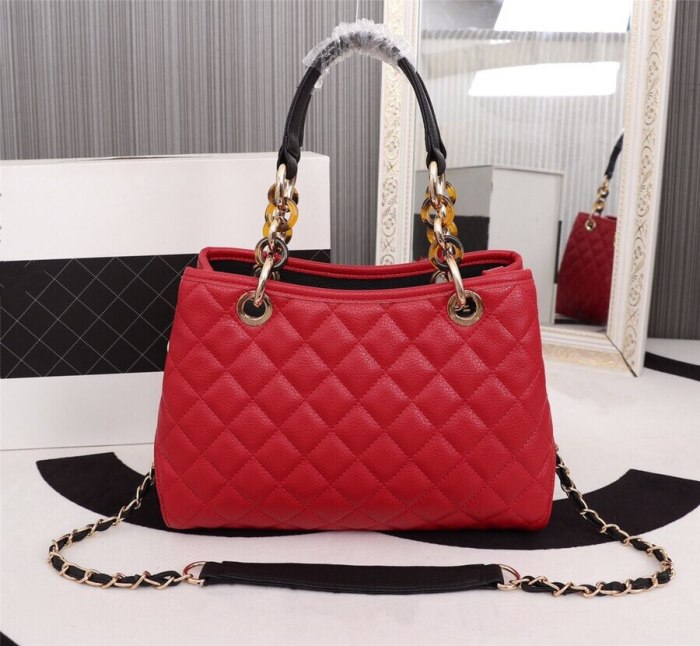 High end brand newHigh end brand new leather women's fashionable caviar handbag shoulder bag crossbody bag