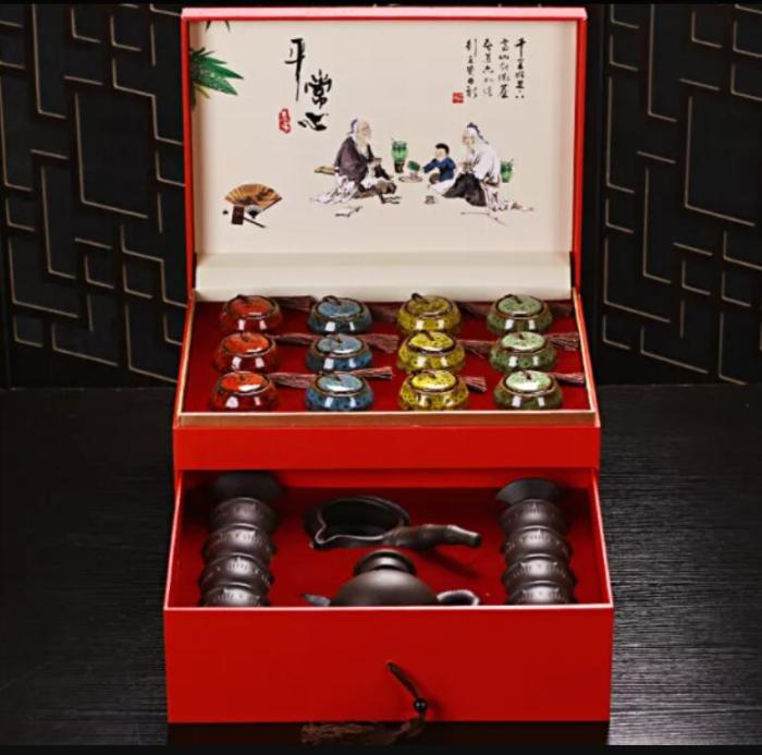 Tieguanyin Jin Junmei Zhengshan race Dahongpao combined tea gift box