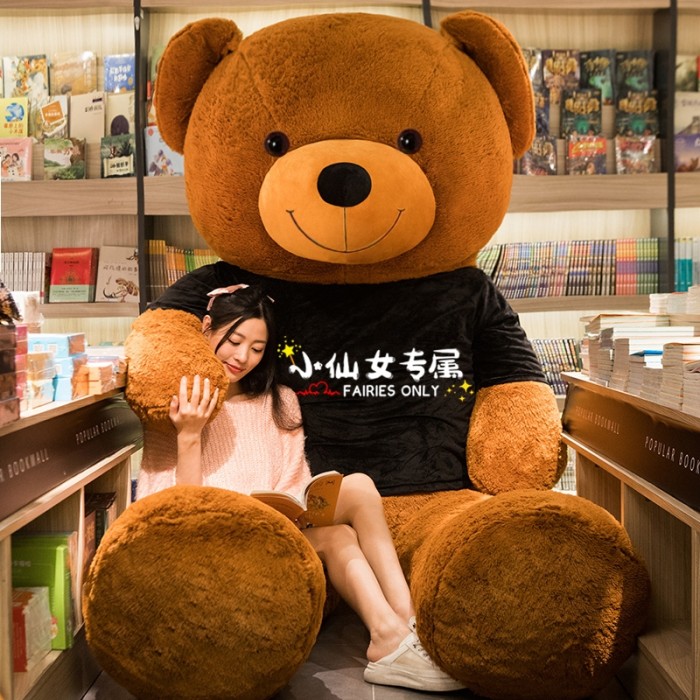 Plush toy big bear cub giant big Doll Girl Birthday Gift holding bear teddy panda doll