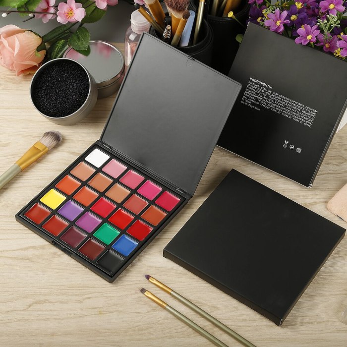 DIY Matte Lipstick Palette Multishade lip palette Beauty Makeup 25 Colors Lipgloss Private Label Halloween Face Paint Oil