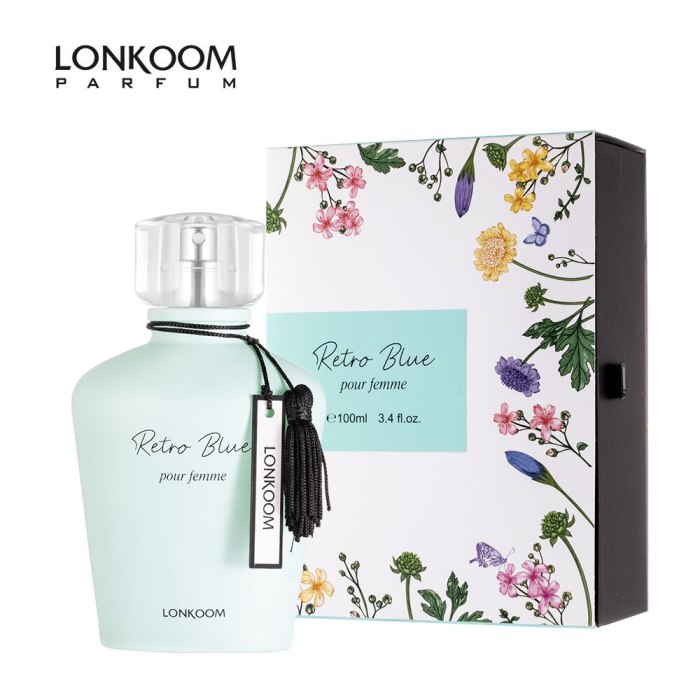 LONKOOM 100ml Original EDT Perfume For Lady Floral-Fruity Fragrance Women's Eau De Toilette Female Antiperspirants Deodorants