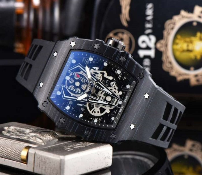 Luxury Richard Wristwacth Top Brand RM 1: 1 Same Quartz Mechanical Watchs Men's 2020 Watches Relogio Masculino Water Resistant