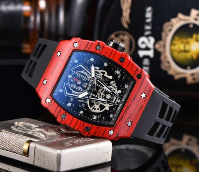 Luxury Richard Wristwacth Top Brand RM 1: 1 Same Quartz Mechanical Watchs Men's 2020 Watches Relogio Masculino Water Resistant