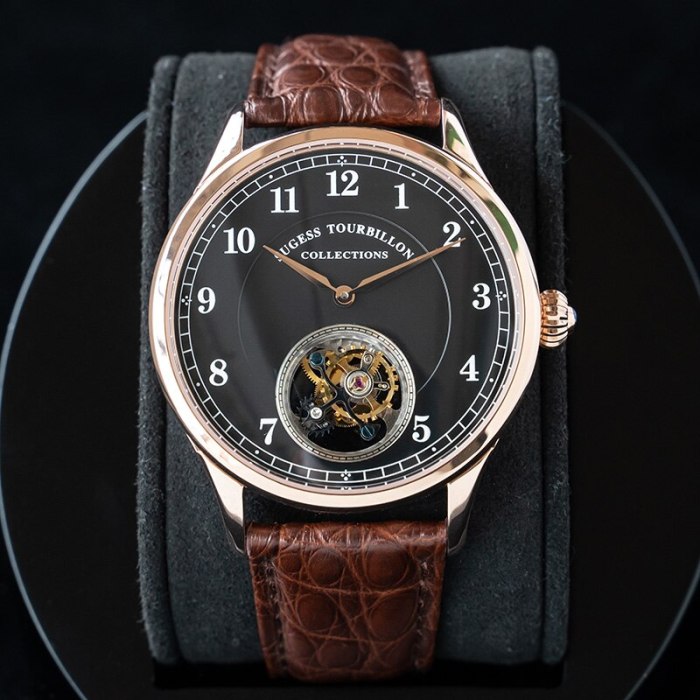 Top Brand Luxury Men's Mechanical Watches ST8000 Seagull Tourbillon Movement Genuine Crocodile Leather Men Wristwatches Business