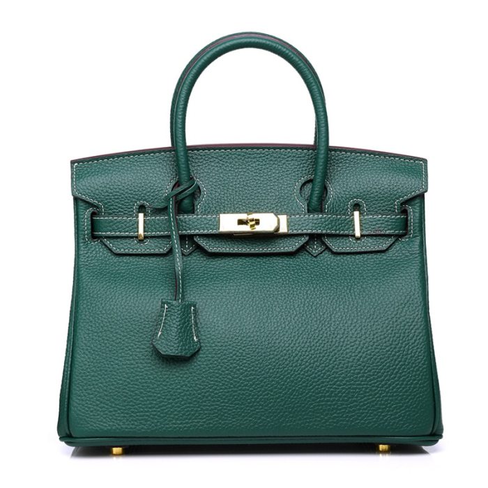 2020 new 100% Genuine leather handbag Luxury design First layer cowhide Stylish pebbled platinum bag Ladies handbag shoulder bag