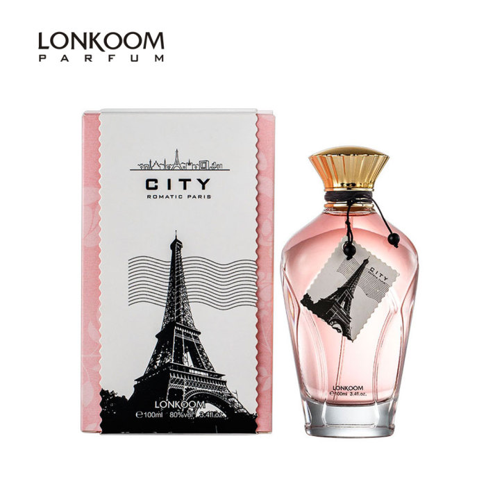 LONKOO 100ml Spicy-Woody perfume for Men City Series London French Male perfumes Women Eau De Parfume