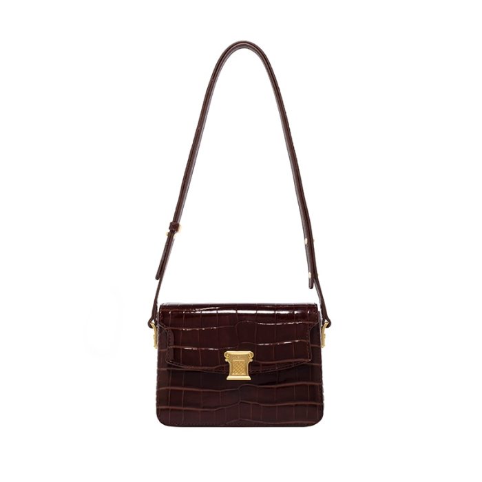 LA FESTIN Designer Bags 2020 new fashion one-shoulder messenger leather handbags retro underarm tofu bag