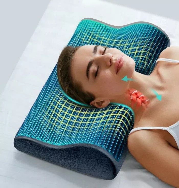 Gel pillow for cervical protection, sleep memory, cotton pillow, adult silicone pillow, cervical pillow for cervical vertebra repair