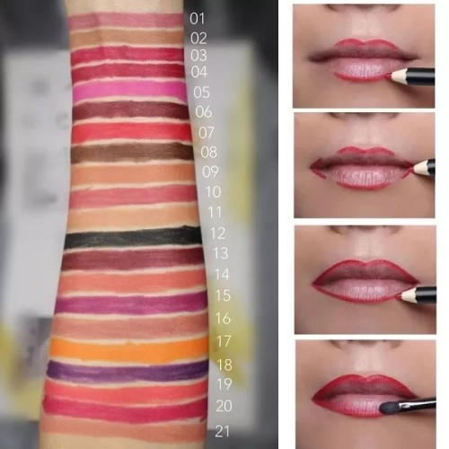 Private Label Make up Wholesale Lip Liner High Quality Custom Logo Make Your Own Brand Cometics Label Makeup Lipliner Waterproof 200 pcs