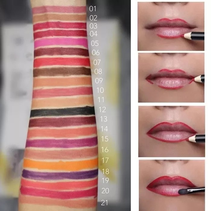 Private Label Make up Wholesale Lip Liner High Quality Custom Logo Make Your Own Brand Cometics Label Makeup Lipliner Waterproof 200 pcs