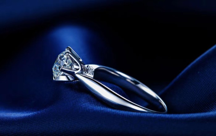 ZOCAI 1 carat true love 18K engagement ring - diamond ring