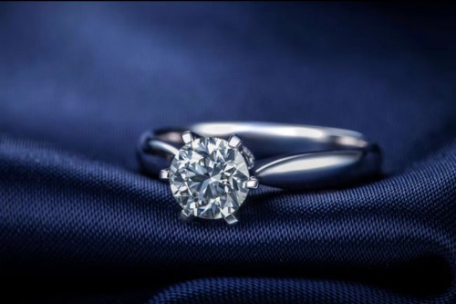 ZOCAI 1 carat true love 18K engagement ring - diamond ring