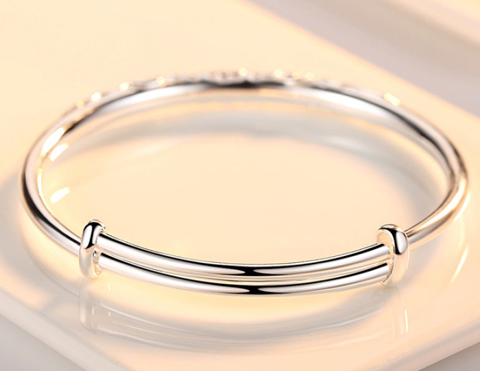 9999 full Sterling Silver Bracelet birthday gift for girl practical and creative high-end special wedding anniversary gift for girlfriend
