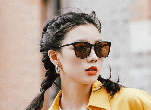 Fashionable and easy to wear plate large frame men's and women's Sunglasses sunscreen polarized driving Sunglasses