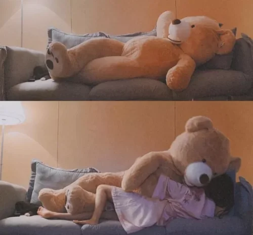 A package for birthday gift: a Big Size Teddy Bear & a Birthday Cake