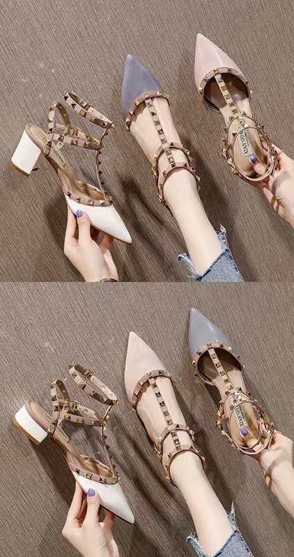 Wrap head studded sandals 2023 new style