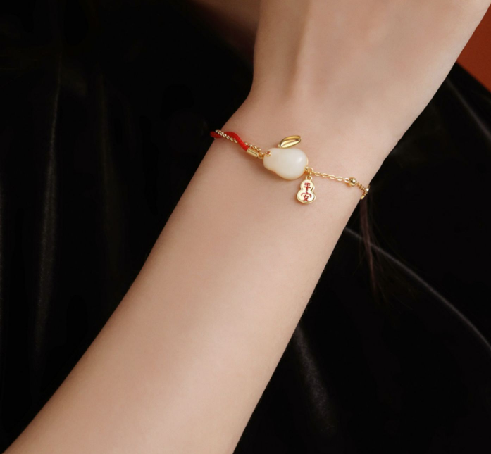 Anklet Gold Anklet Feet Decoration True Gold Bracelet Birthday Gift 