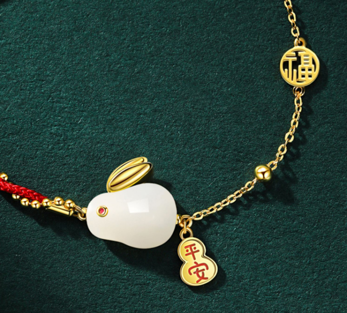 Anklet Gold Anklet Feet Decoration True Gold Bracelet Birthday Gift 