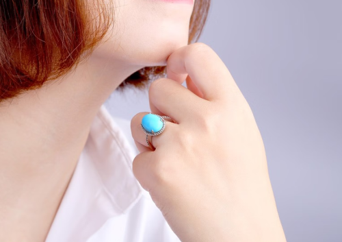 Blue Gem Natural Turquoise jewelry (contains rings, necklaces, bracelets. Earrings)