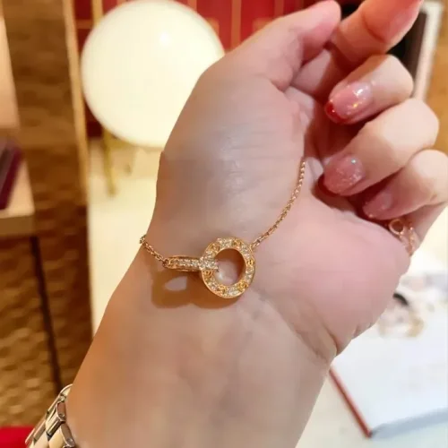 Valentine's Day gift： 18k rose gold platinum diamond necklace