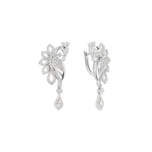 APM Butterfly diamond stud earrings