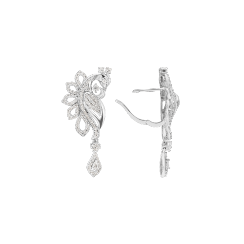 APM Butterfly diamond stud earrings